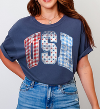 Load image into Gallery viewer, Gingham Varsity USA