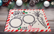 Load image into Gallery viewer, Santa Placemat - Outlines