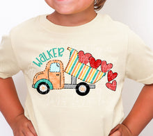 Load image into Gallery viewer, Pattern Dump Truck & Hearts