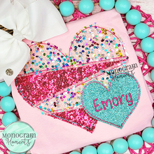 Load image into Gallery viewer, 2 Hearts - BEAN APPLIQUE