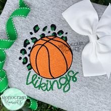 Load image into Gallery viewer, Leopard Basketball - FILL EMBROIDERY