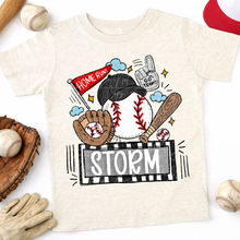 Load image into Gallery viewer, Fun Baseball - Nameplate - Black/Red
