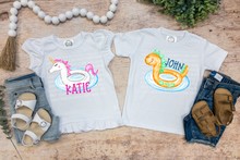 Load image into Gallery viewer, Orange Dino Float