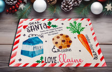 Load image into Gallery viewer, Santa Placemat - Pink Watercolor