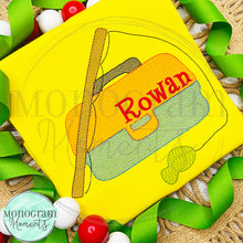 Load image into Gallery viewer, Fishing Tackle Box - SKETCH EMBROIDERY