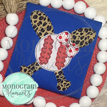 Load image into Gallery viewer, Girl's Baseball & Bats - BEAN APPLIQUE
