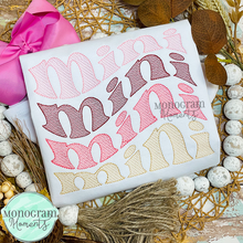 Load image into Gallery viewer, Mini Retro - SKETCH EMBROIDERY