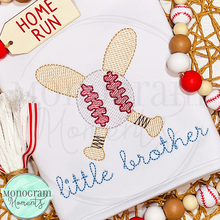 Load image into Gallery viewer, Boy's Baseball & Bats - SKETCH EMBROIDERY