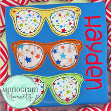 Load image into Gallery viewer, Sunglasses Trio - BEAN APPLIQUE
