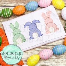 Load image into Gallery viewer, Bunny Tail Trio - SKETCH EMBROIDERY