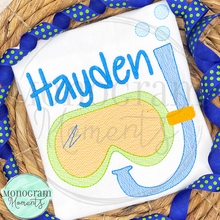 Load image into Gallery viewer, Scuba Mask - SKETCH EMBROIDERY