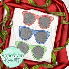 Load image into Gallery viewer, Sunglasses Trio - SKETCH EMBROIDERY