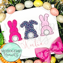Load image into Gallery viewer, Bunny Tail Trio - BEAN APPLIQUE