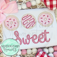 Load image into Gallery viewer, Doughnuts Trio - SKETCH EMBROIDERY