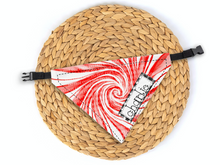 Load image into Gallery viewer, Peppermint Swirl Dog Bandana