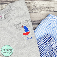 Load image into Gallery viewer, Sailboat - MINI FILL EMBROIDERY