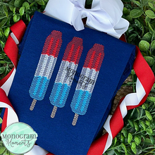 Load image into Gallery viewer, RWB Popsicles - SKETCH EMBROIDERY

