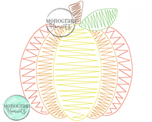 Load image into Gallery viewer, Zaggy Pumpkin-SKETCH EMBROIDERY
