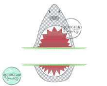 Load image into Gallery viewer, Shark Mouth - BEAN APPLIQUE
