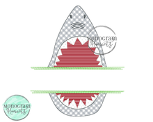 Load image into Gallery viewer, Shark Mouth - BEAN APPLIQUE