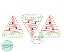 Load image into Gallery viewer, Zaggy Watermelon - SKETCH EMBROIDERY