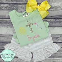 Load image into Gallery viewer, Zaggy Girl's Sun, Cross, Lamb - SKETCH EMBROIDERY