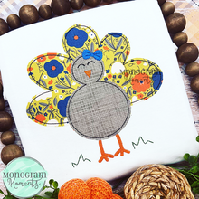 Load image into Gallery viewer, Girl's Turkey - BEAN APPLIQUE