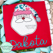 Load image into Gallery viewer, Santa Face - BEAN APPLIQUE