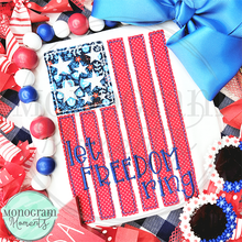 Load image into Gallery viewer, Vertical American Flag - BEAN APPLIQUE