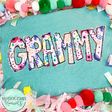 Load image into Gallery viewer, Scribble Bean Applique Font - BEAN APPLIQUE