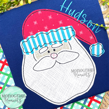 Load image into Gallery viewer, Santa Face - BEAN APPLIQUE
