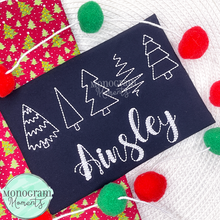 Load image into Gallery viewer, Christmas Tree Row - SKETCH EMBROIDERY