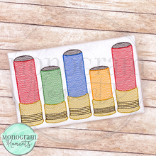 Load image into Gallery viewer, Shotgun Shells - SKETCH EMBROIDERY