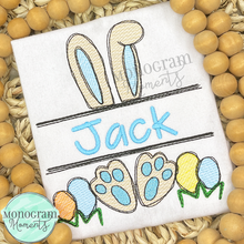 Load image into Gallery viewer, Bunny Name Plate - SKETCH EMBROIDERY