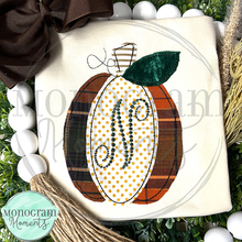 Load image into Gallery viewer, Tall Pumpkin - BEAN APPLIQUE