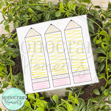 Load image into Gallery viewer, Zaggy Pencil - SKETCH EMBROIDERY