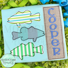 Load image into Gallery viewer, Bass Trio - BEAN APPLIQUE