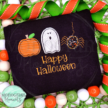 Load image into Gallery viewer, Pumpkin, Ghost, & Spider - BEAN APPLIQUE