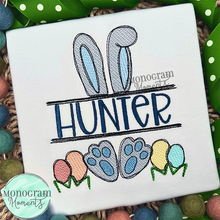 Load image into Gallery viewer, Bunny Name Plate - SKETCH EMBROIDERY