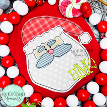 Load image into Gallery viewer, Santa Face - BEAN APPLIQUE