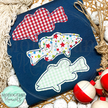 Load image into Gallery viewer, Bass Trio - BEAN APPLIQUE