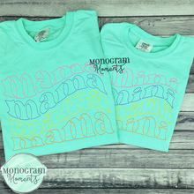 Load image into Gallery viewer, Mama Retro - BEAN OUTLINE EMBROIDERY