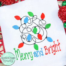 Load image into Gallery viewer, Jumbled Christmas Lights- Fill EMBROIDERY
