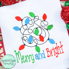 Load image into Gallery viewer, Jumbled Christmas Lights- Fill EMBROIDERY