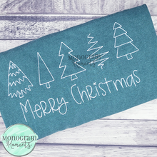 Load image into Gallery viewer, Christmas Tree Row - SKETCH EMBROIDERY