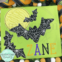 Load image into Gallery viewer, Bats at Night - BEAN APPLIQUE