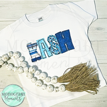 Load image into Gallery viewer, Scribble Bean Applique Font - BEAN APPLIQUE