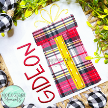 Load image into Gallery viewer, Tall Present - BEAN APPLIQUE