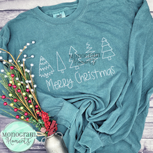 Load image into Gallery viewer, Christmas Tree Row - SKETCH EMBROIDERY