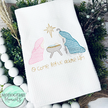 Load image into Gallery viewer, Manger Scene - SKETCH EMBROIDERY